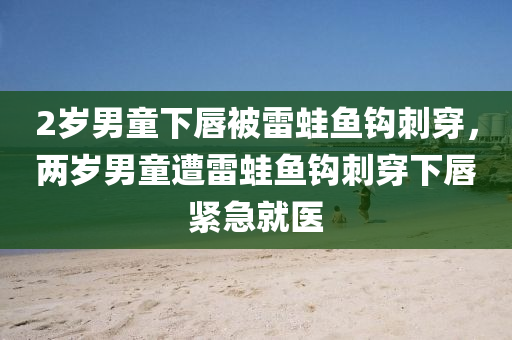 2岁男童下唇被雷蛙鱼钩刺穿，两岁男童遭雷蛙鱼钩刺穿下唇紧急就医今晚必出三肖2025_2025新澳门精准免费提供·精确判断