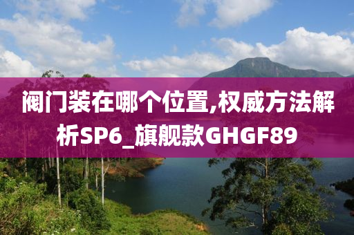 阀门装在哪个位置,权威方法解析SP6_旗舰款GHGF89今晚必出三肖2025_2025新澳门精准免费提供·精确判断