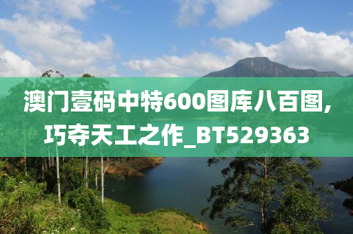 澳门壹码中特600图库八百图,巧夺天工之作_BT529363今晚必出三肖2025_2025新澳门精准免费提供·精确判断